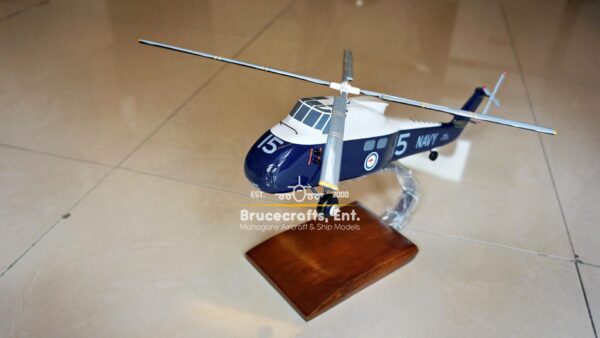 Model of Westland Wessex with detailed craftsmanship